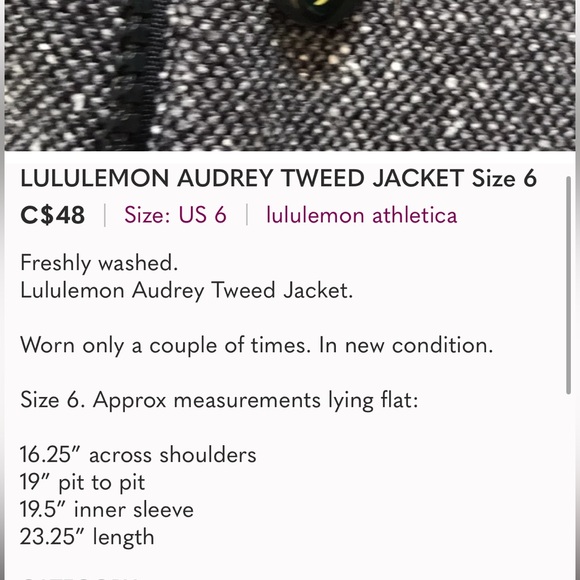 Lululemon Audrey bomber jacket - Picture 9 of 9